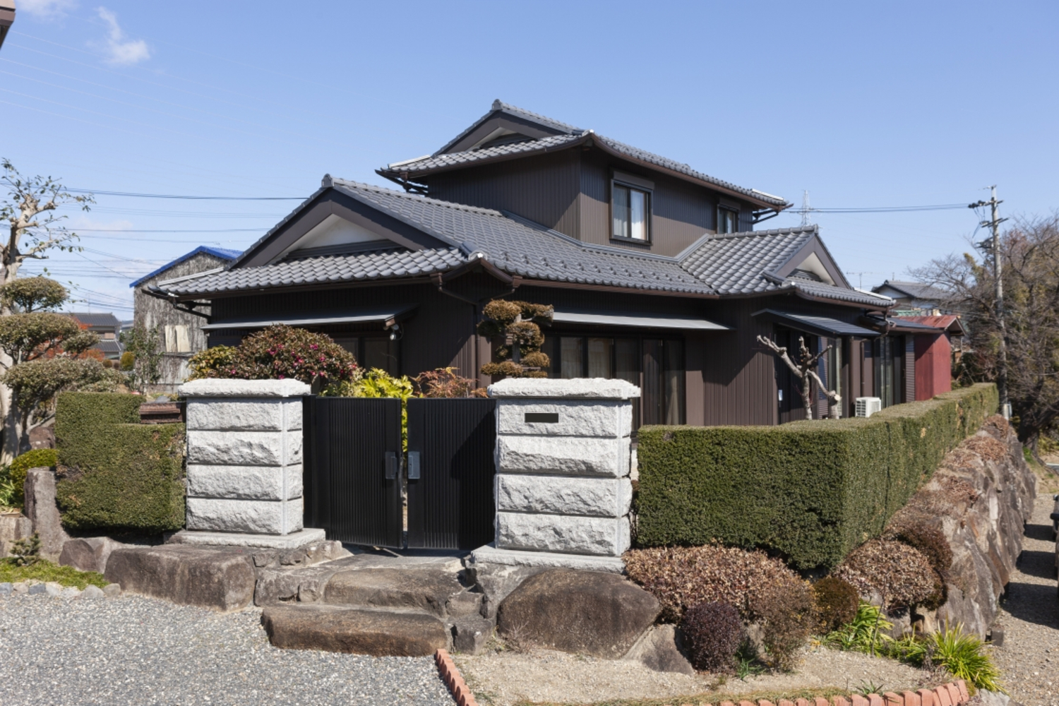 重厚感のある日本家屋