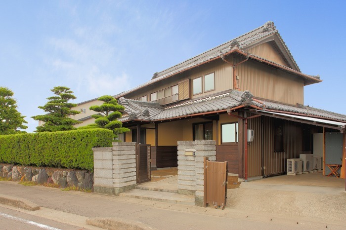 日本家屋の外観