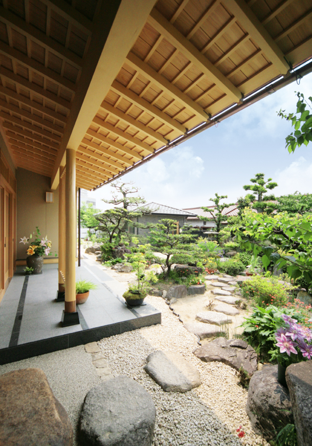 立派な日本庭園