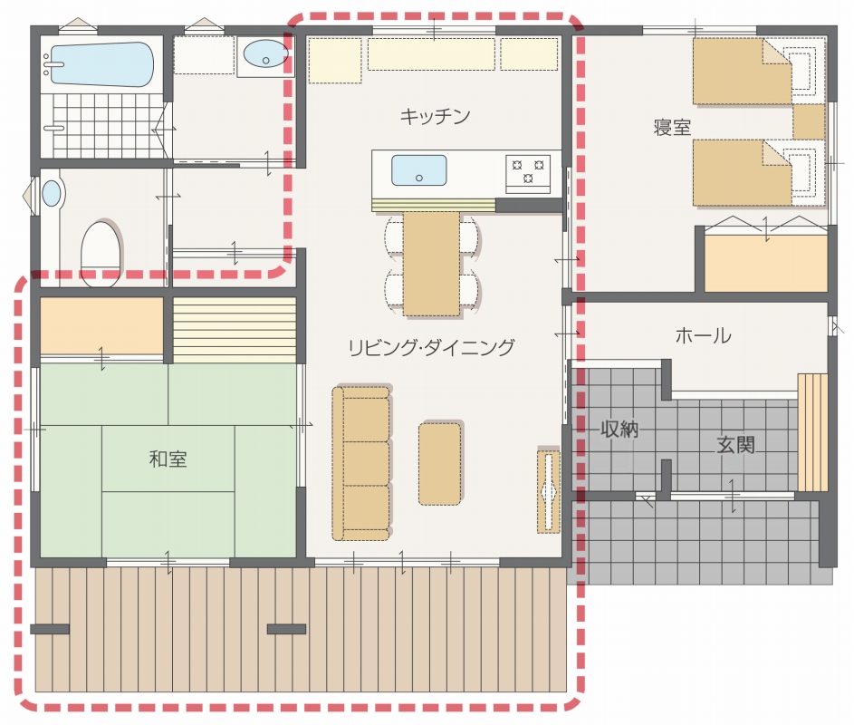 平屋の家 愛知県 岐阜県で新築 注文住宅をお探しなら新和建設にお任せください