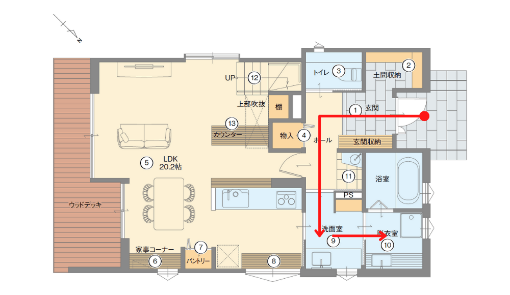 和合の家間取り