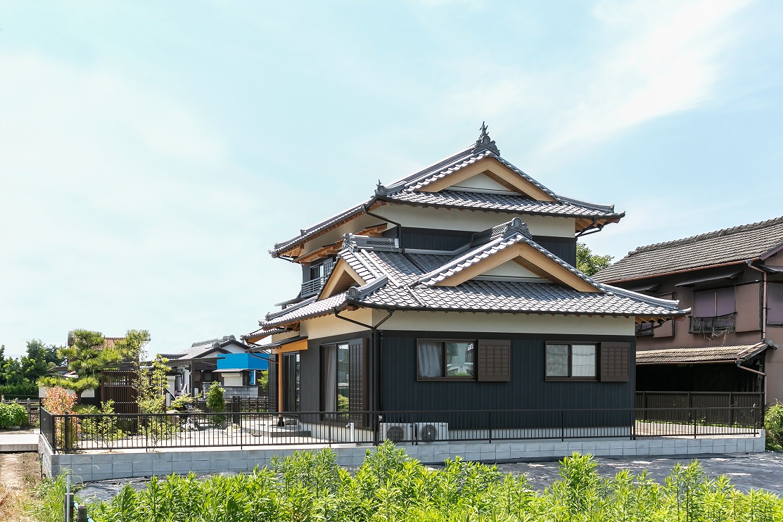 純和風住宅の外観