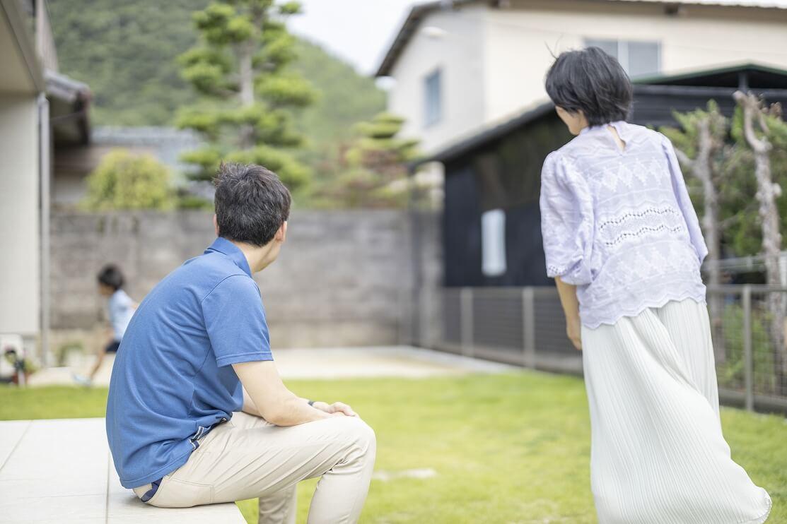 お庭の様子