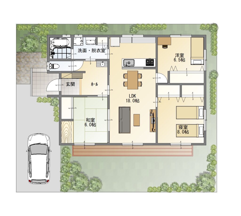 間取り例付き 平屋のレイアウトとそのメリット デメリット 新和建設のブログ