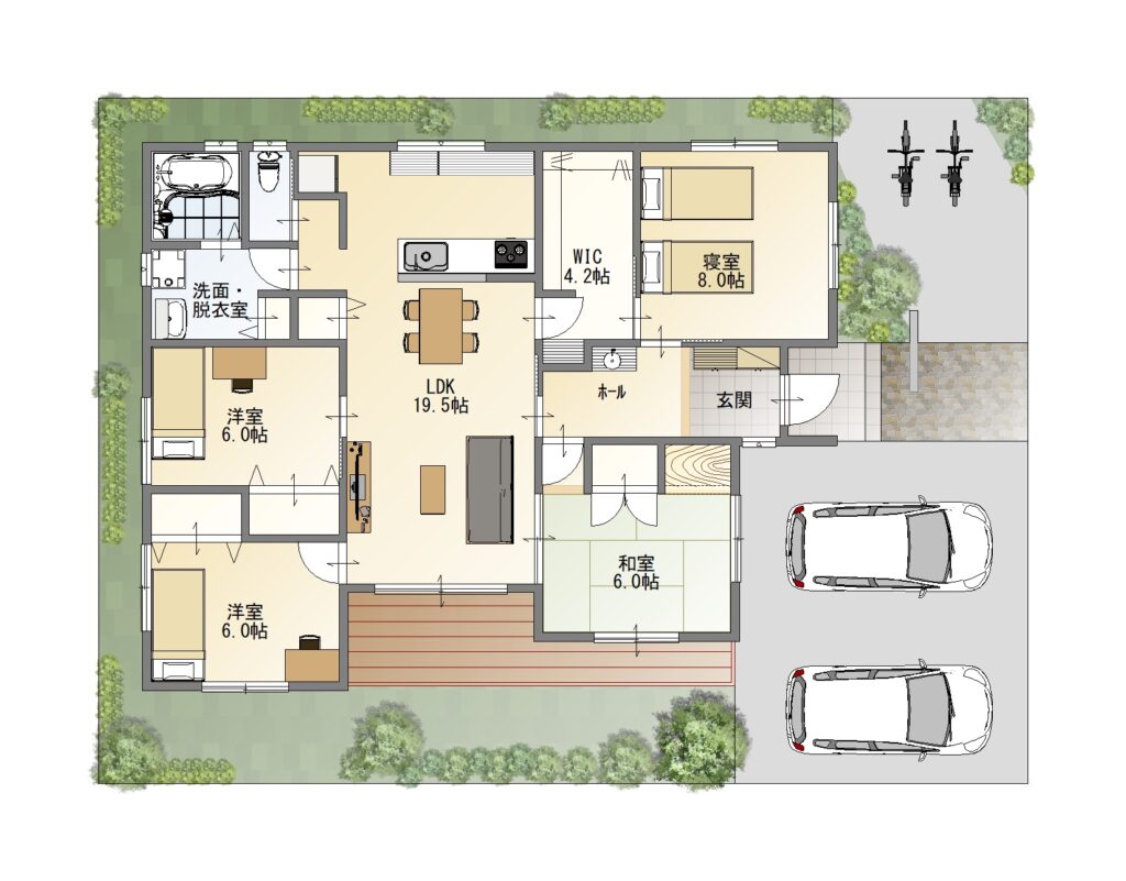 間取り例付き 平屋のレイアウトとそのメリット デメリット 新和建設のブログ